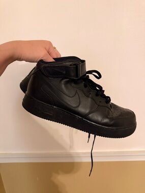 Nike Black Mid-Top Sneakers